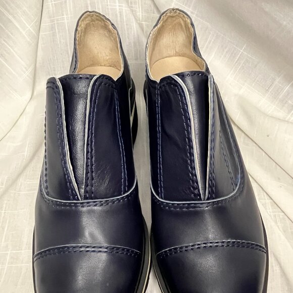 ALL BLACK Brand NWOT Cowman Lugg 23 Loafers Size 38.5 - Picture 9 of 12